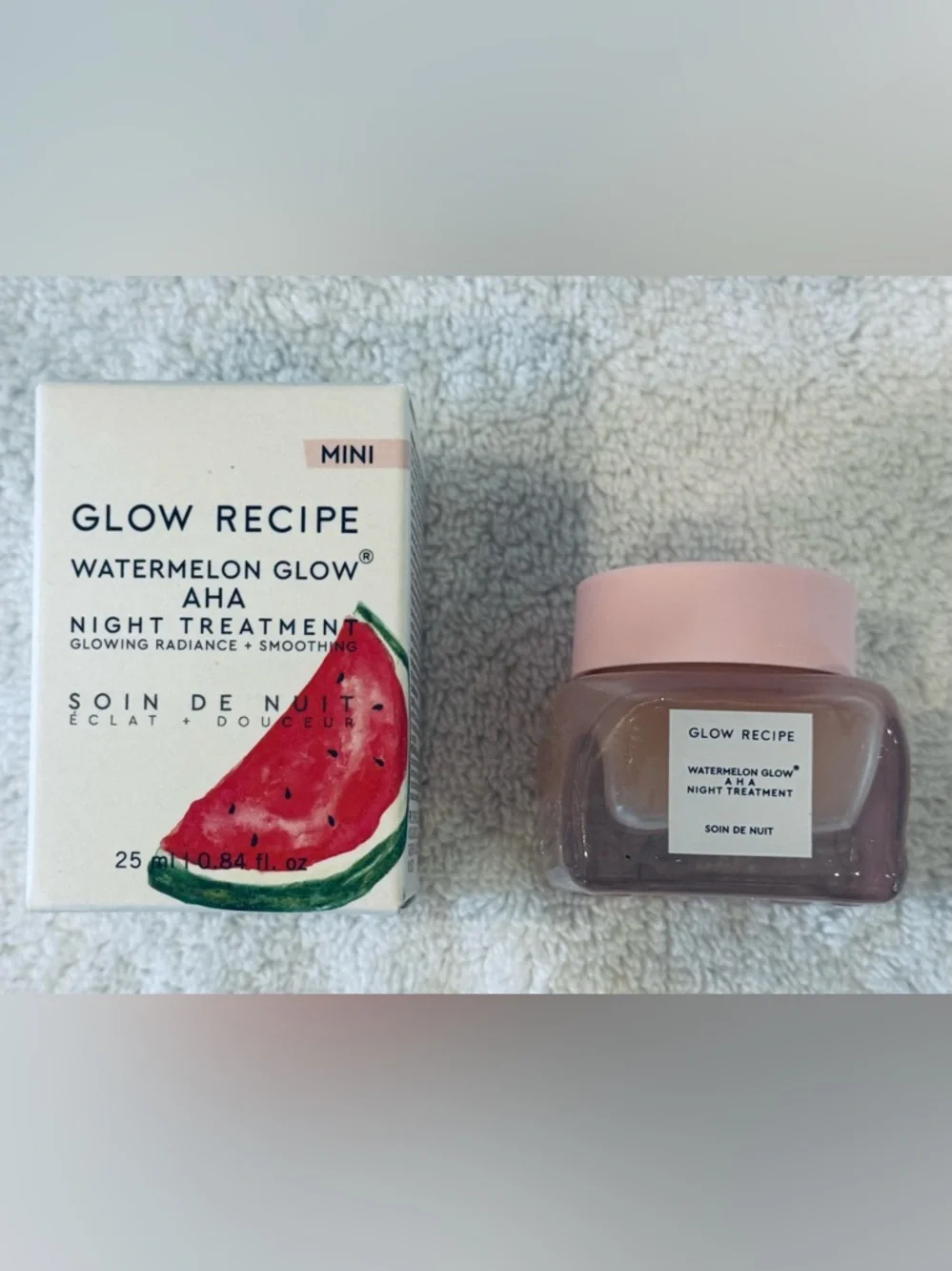 Glow Recipe Watermelon Glow AHA Night Treatment Mini 25ml BRAND NEW IN BOX - Picture 7 of 8